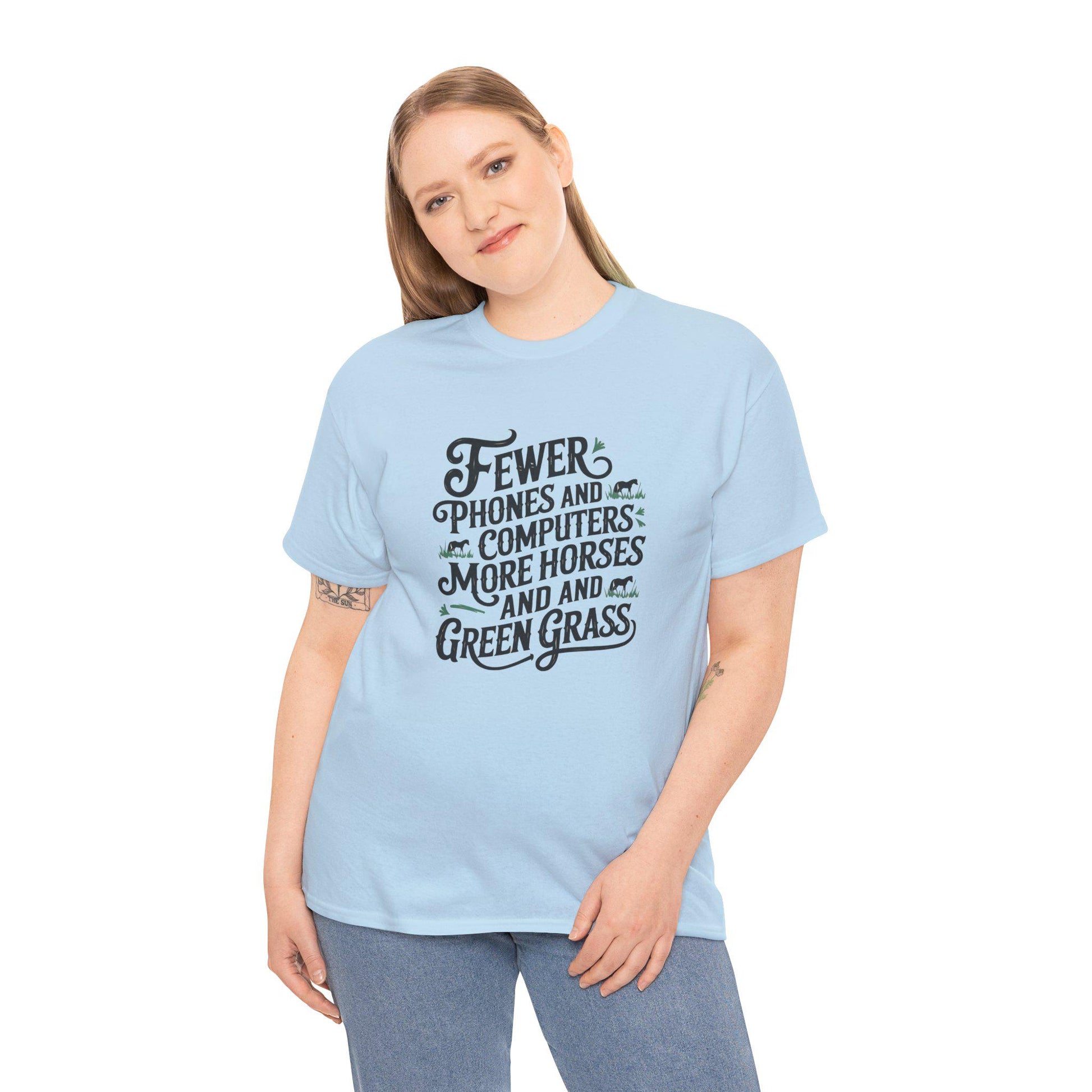 Horse Lover T-Shirt, Equestrian Tee, Ranch Life Shirt, Country Style Top, Equine Enthusiast Apparel