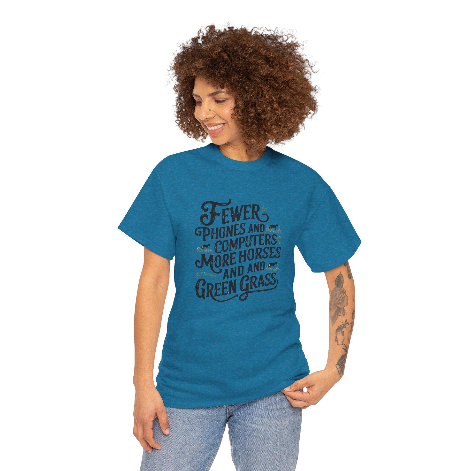 Horse Lover T-Shirt, Equestrian Tee, Ranch Life Shirt, Country Style Top, Equine Enthusiast Apparel