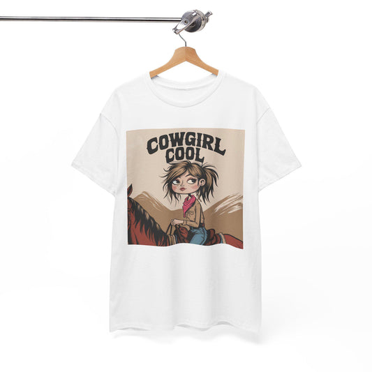 Cowgirl kinda Cool Tee, Western Style Shirt, Rodeo Graphic Tee, Country Music Festival Apparel, Southern Charm T-Shirt, Horse Lover Gift