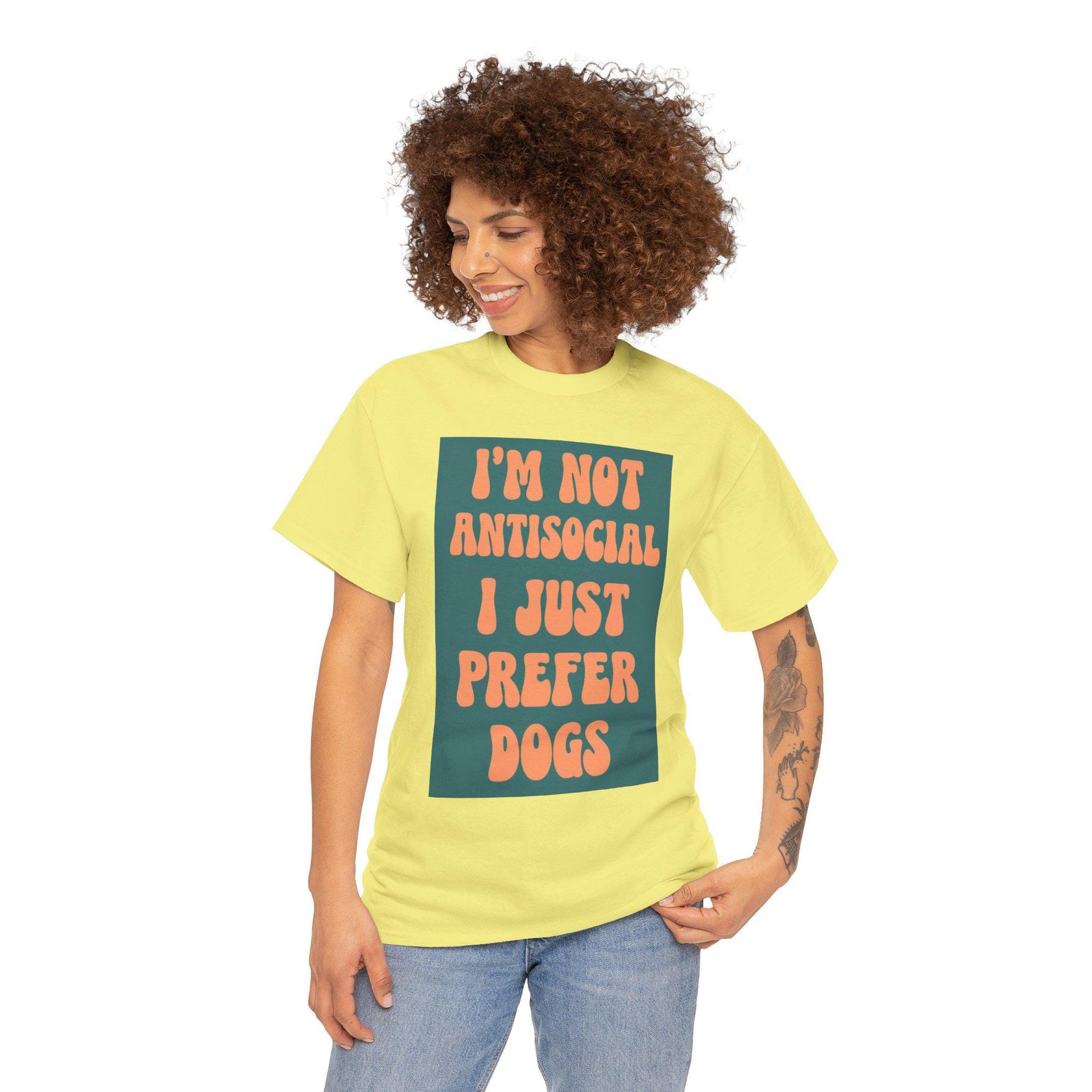 Dog Lover Unisex Tee, Animal Lover T-Shirt, Funny Introvert Shirt, Anti Social Gift, Cute Pet Owner Top