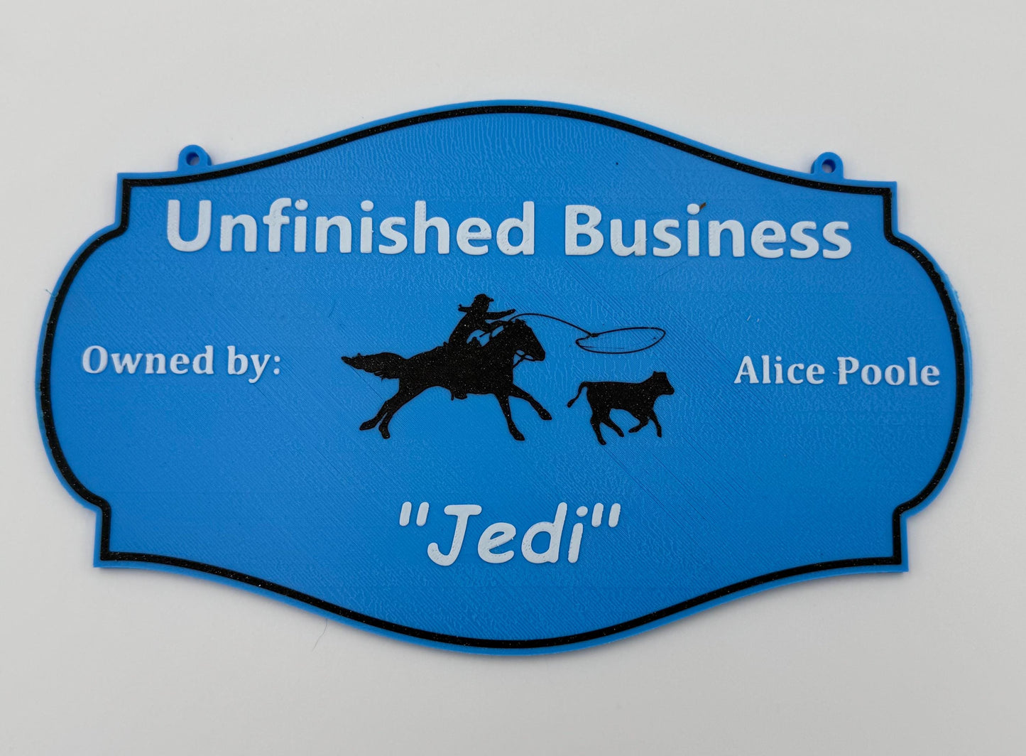 Small Personalized Horse Stall Sign or Plaque - Gift for Horse Owner, Equestrian or Horse Trainer- Custom Horse Stall Sign Custom Fair Sign