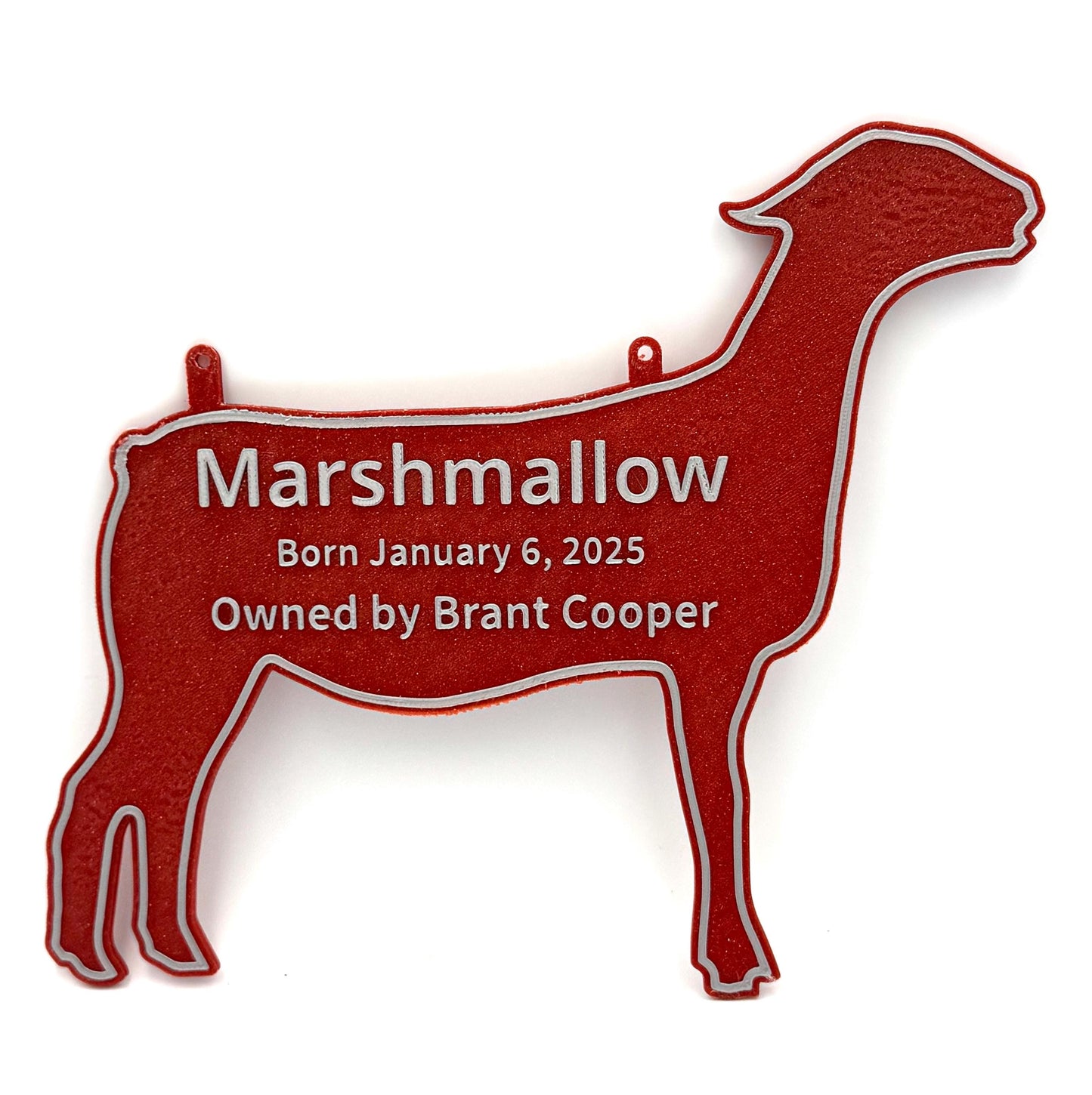 Personalized Sheep Stall Sign Farm Fair Stall Plaque Custom Lamb Stall Sign Lamb Child Gift Farm Fair Display Sheep Sign