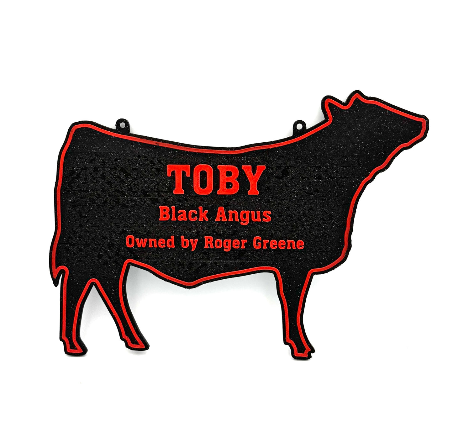 Personalized Cow Stall Sign Farm Fair Stall Plaque Custom Cow Stall Sign Steer Child Gift Farm Fair Display Gift