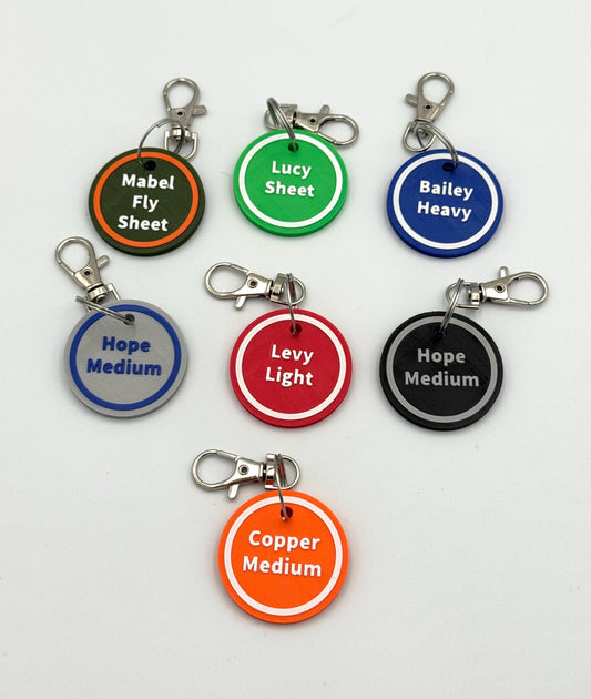 Plastic and Metal Horse Blanket Tag Plastic Tag Blanket Tag Gift Horse Blanket Tag Custom Blanket Tag