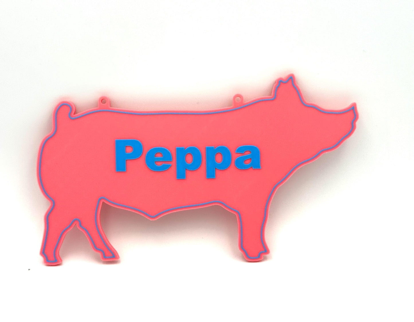 XL Personalized Pig or Sow Stall Sign for Farm Fair Stall For 4-H or FFA - Extra Large Custom Stall Sign, Fair Sign Custom Pig or Sow Sign