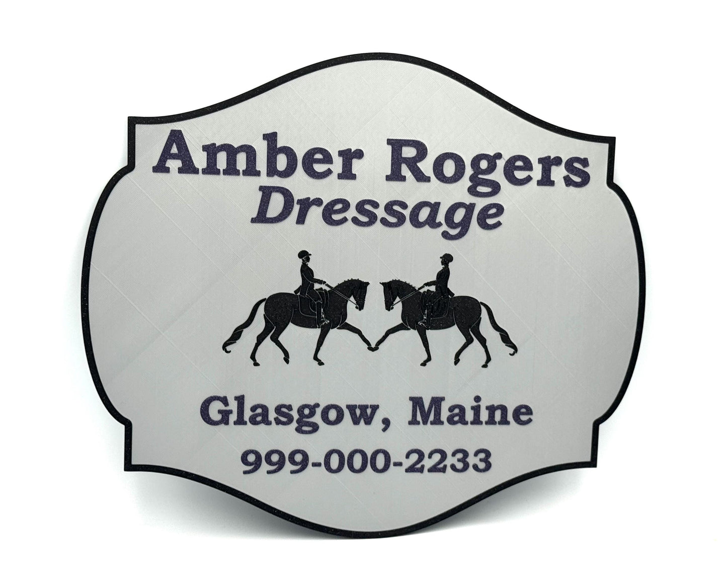 Personalized Large Horse Stall Sign or Plaque - Gift for Horse Owner, Equestrian or Horse Trainer