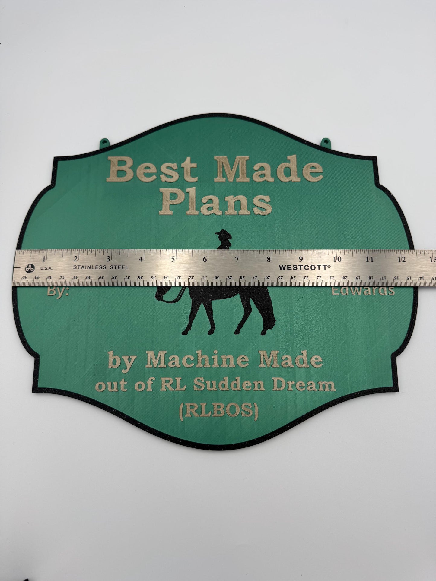 Personalized Large Horse Stall Sign or Plaque - Gift for Horse Owner, Equestrian or Horse Trainer