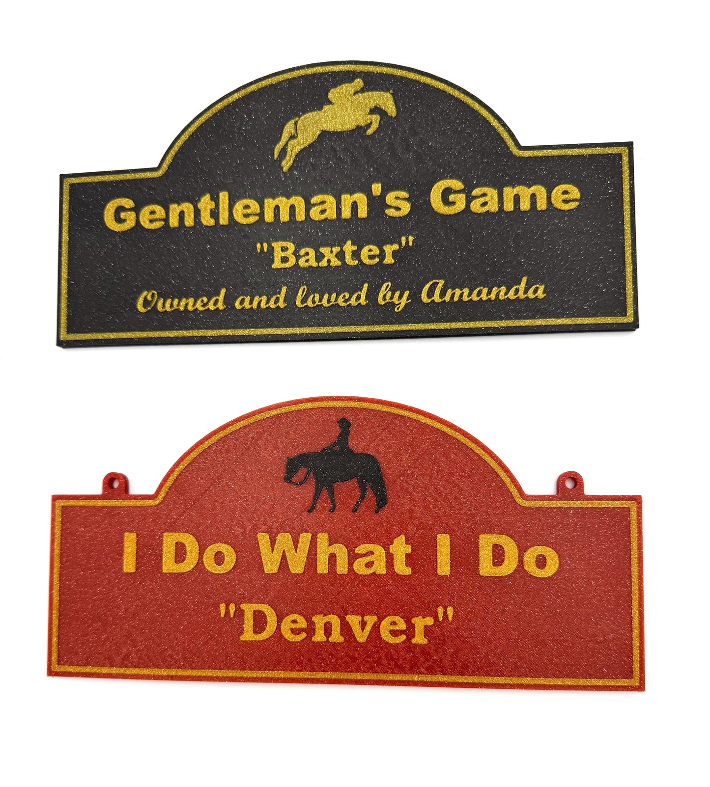 Small Personalized Horse Stall Sign or Plaque Gift for Horse Owner, Equestrian Horse Trainer FFA Custom Horse Stall Sign Custom Fair Sign