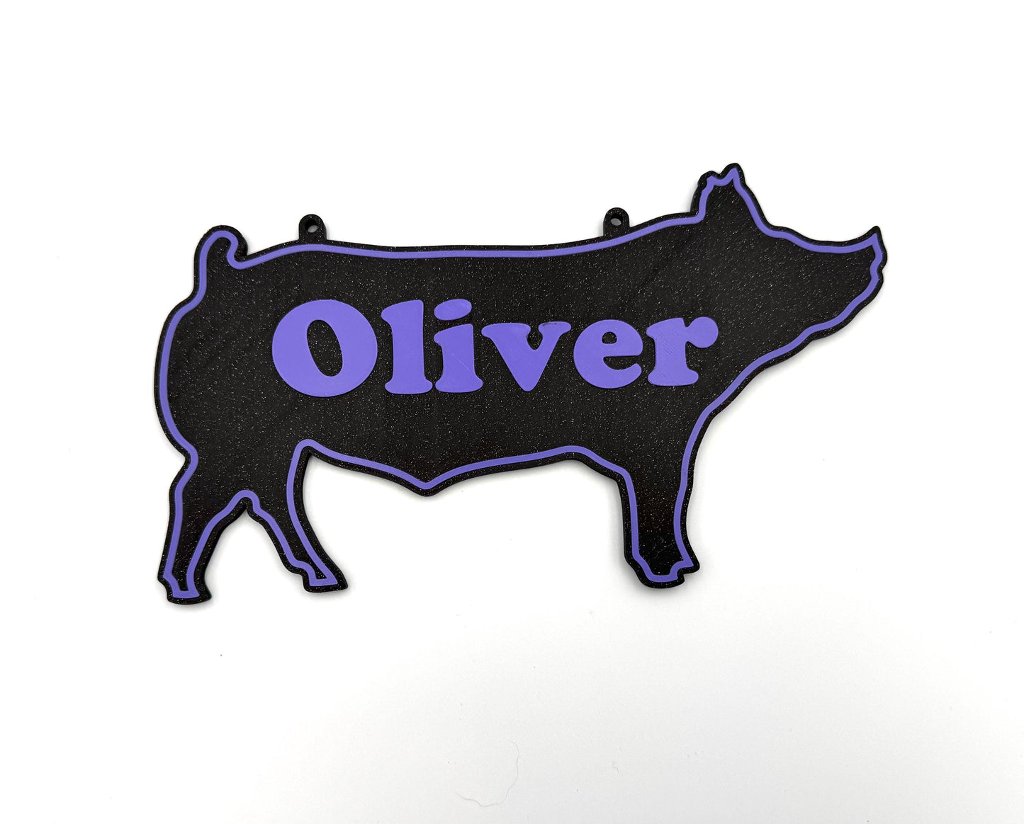 XL Personalized Pig or Sow Stall Sign for Farm Fair Stall For 4-H or FFA - Extra Large Custom Stall Sign, Fair Sign Custom Pig or Sow Sign
