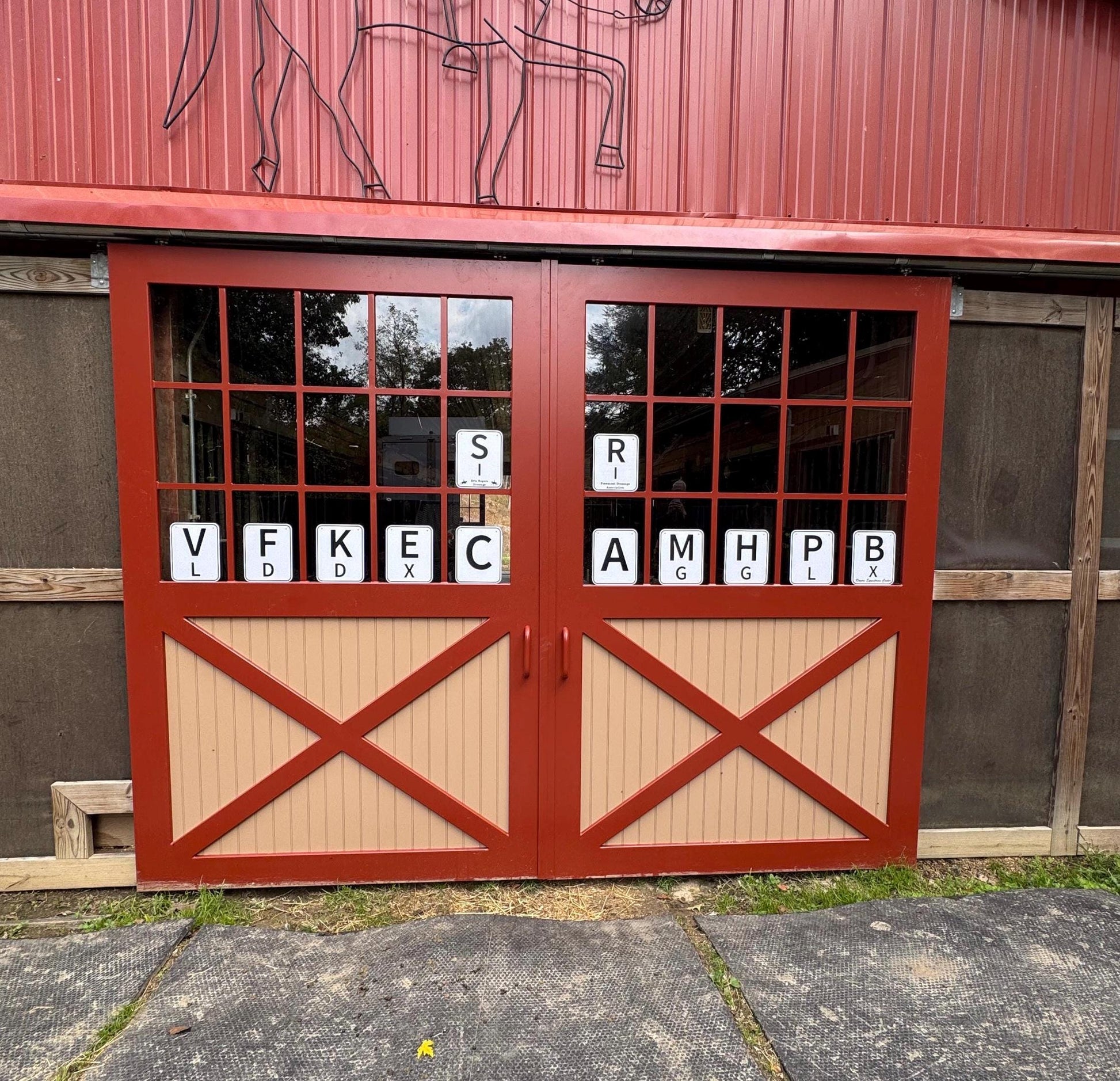 Large Personalized Set of 4 Dressage Letters to Add to our Set of 8 for Trainer, Equestrian or Horse Farm Owner Gift for Dressage Instructor