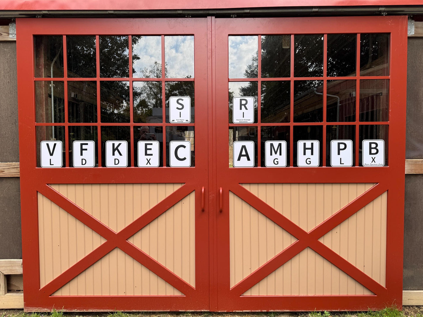 Large Personalized Set of 12 Dressage Letters for Horse Trainer, Equestrian or Horse Farm Owner Gift for Dressage Instructor