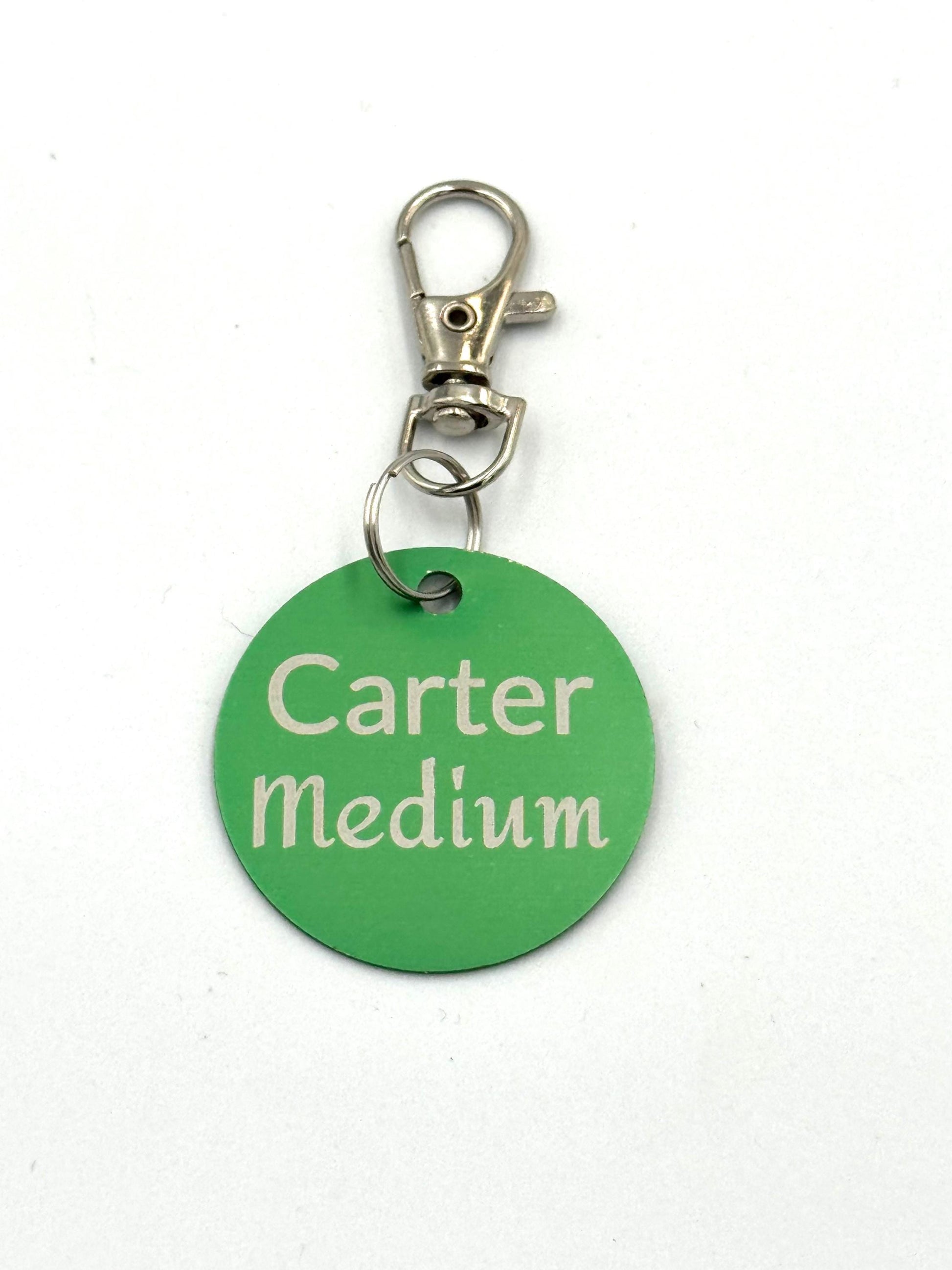 Large Personalized Metal Horse Bridle, Saddle or Equipment Tag with Clip. Gift for Horse or Equestrian